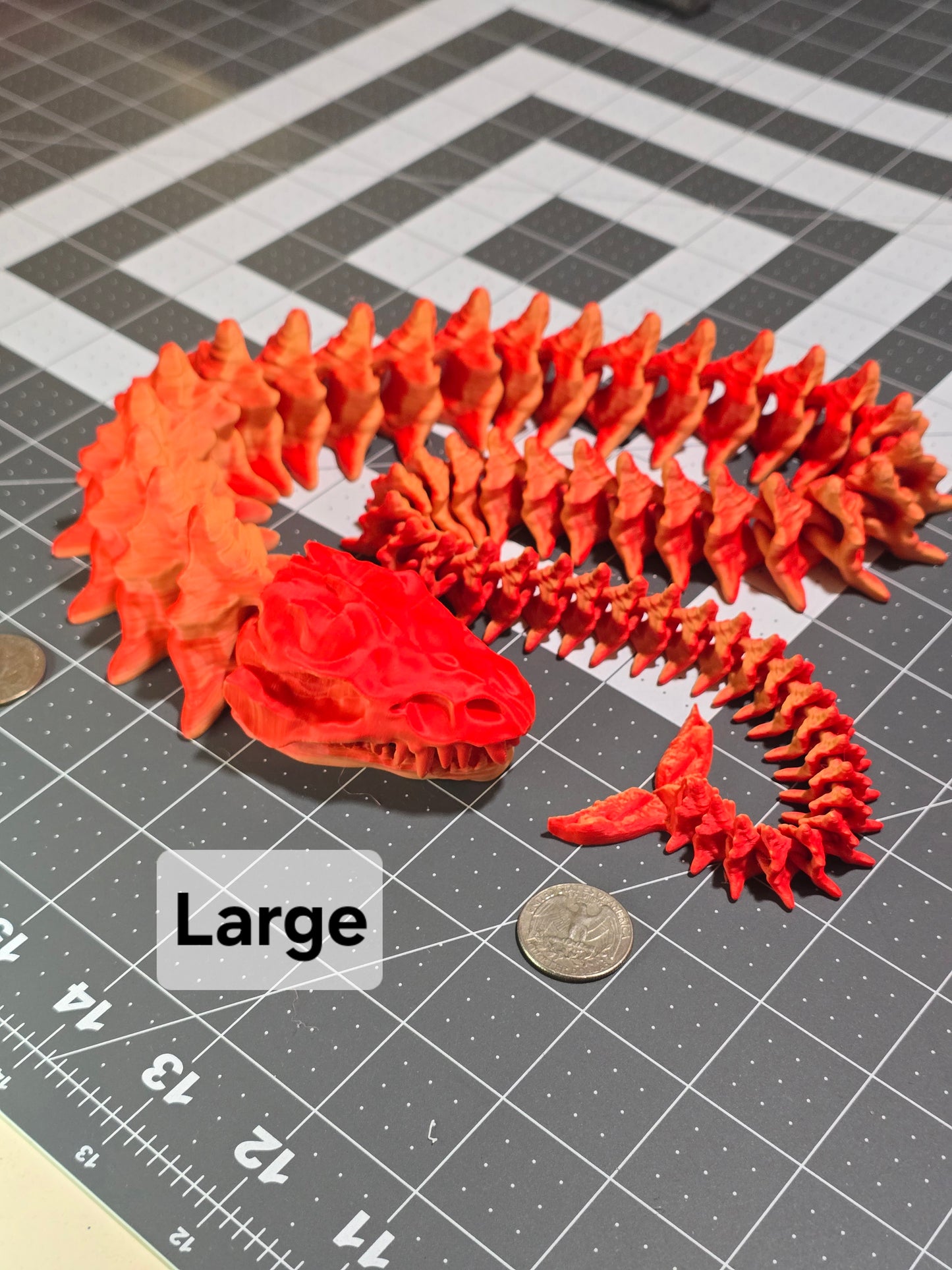 Lava Basilisk Skeleton