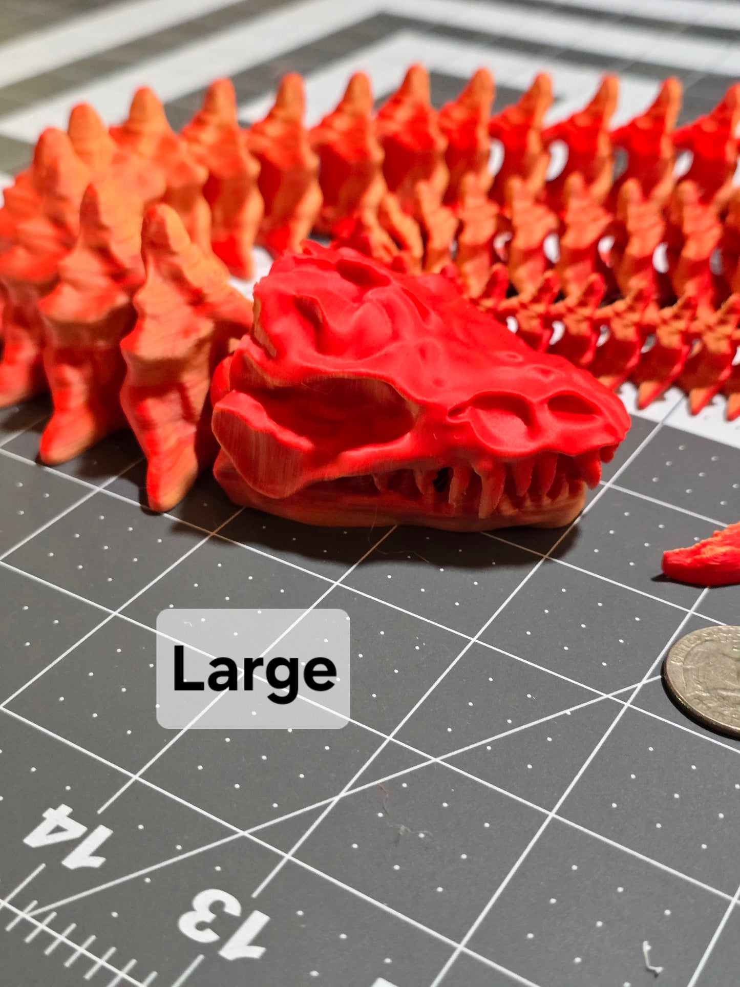 Lava Basilisk Skeleton